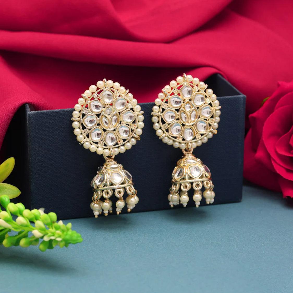 Drop Kundan Jhumka - SLAYDY