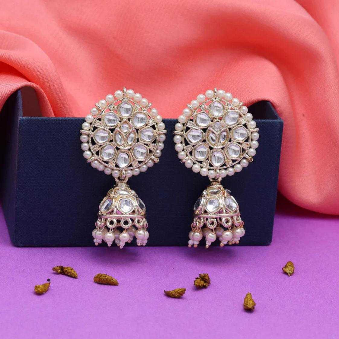 Drop Kundan Jhumka - SLAYDY