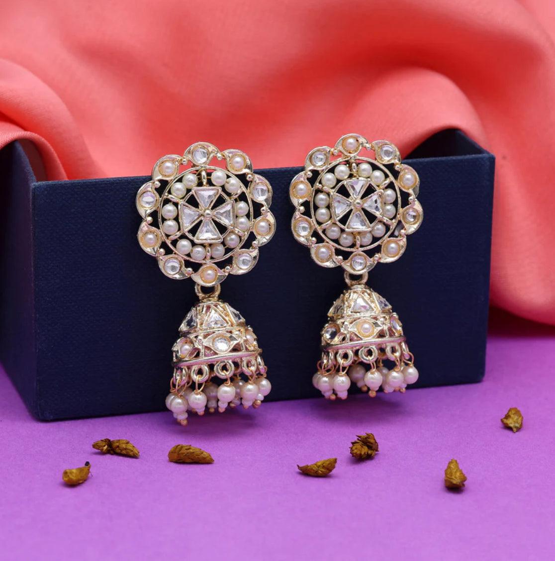 Bloom Kundan Jhumka - SLAYDY