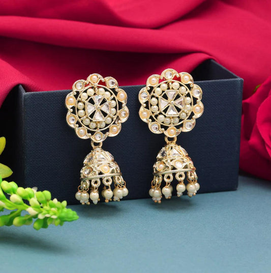 Bloom Kundan Jhumka - SLAYDY