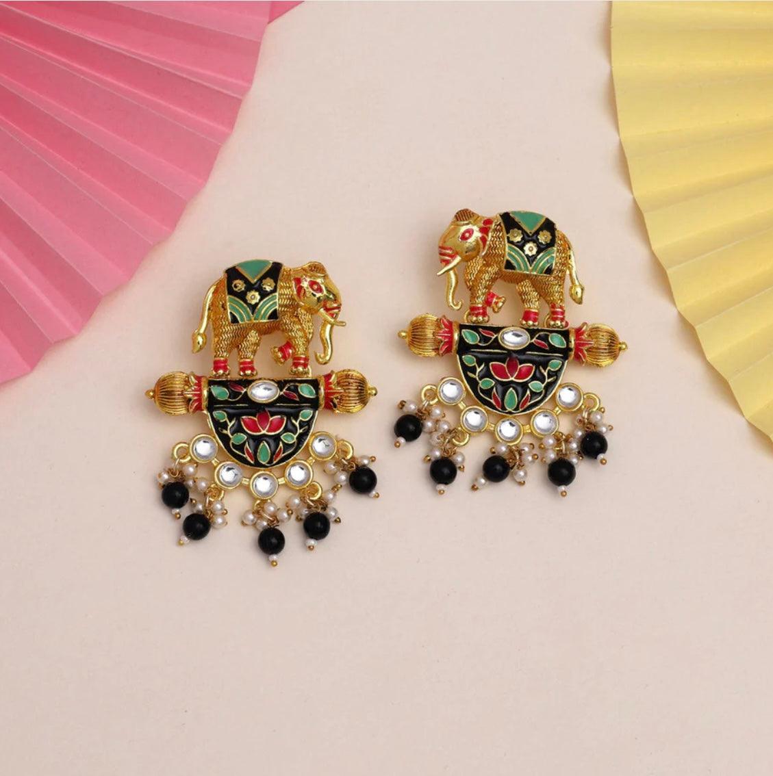 Elephant Dangler Earrings - SLAYDY