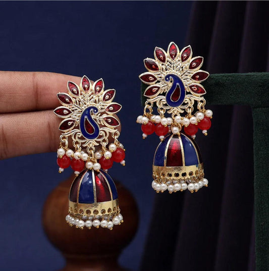 Peahen Jhumka - SLAYDY