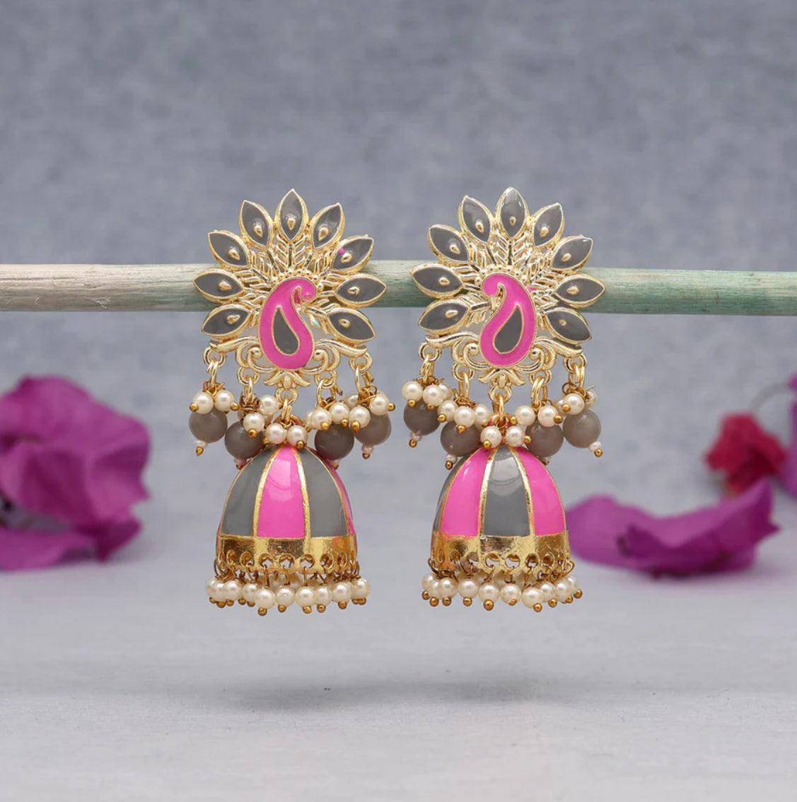 Peahen Jhumka - SLAYDY