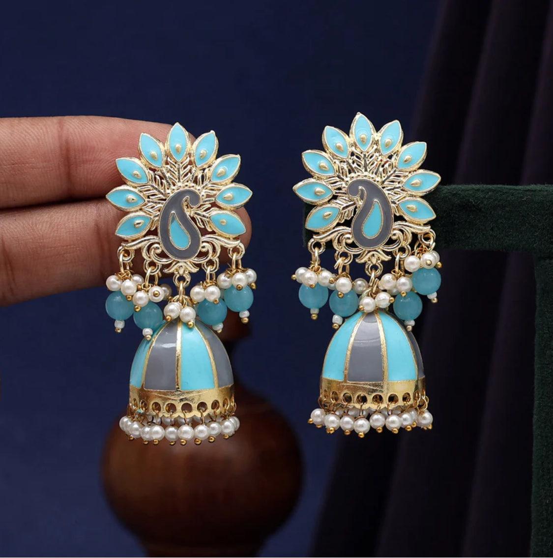 Peahen Jhumka - SLAYDY