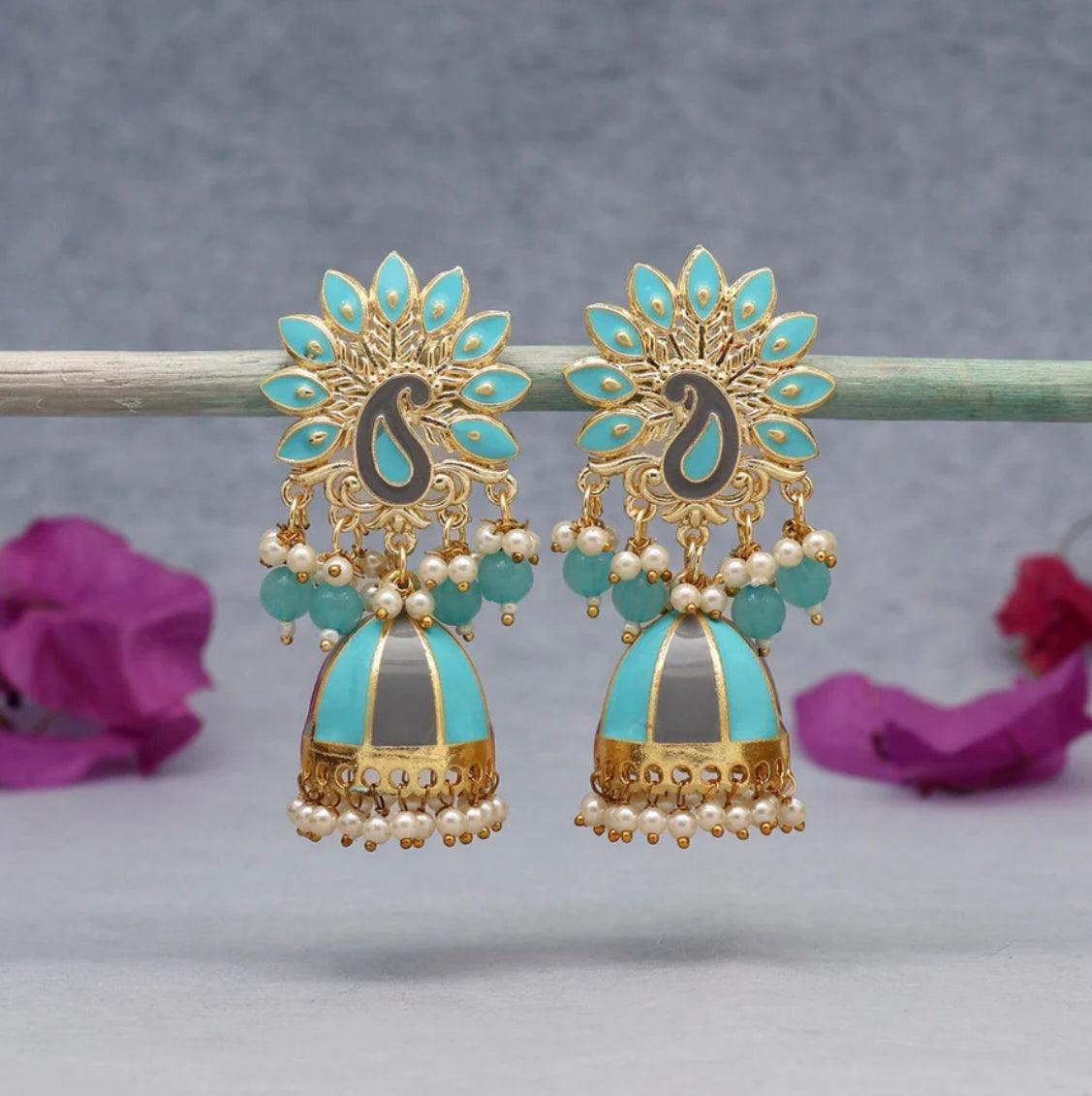 Peahen Jhumka - SLAYDY