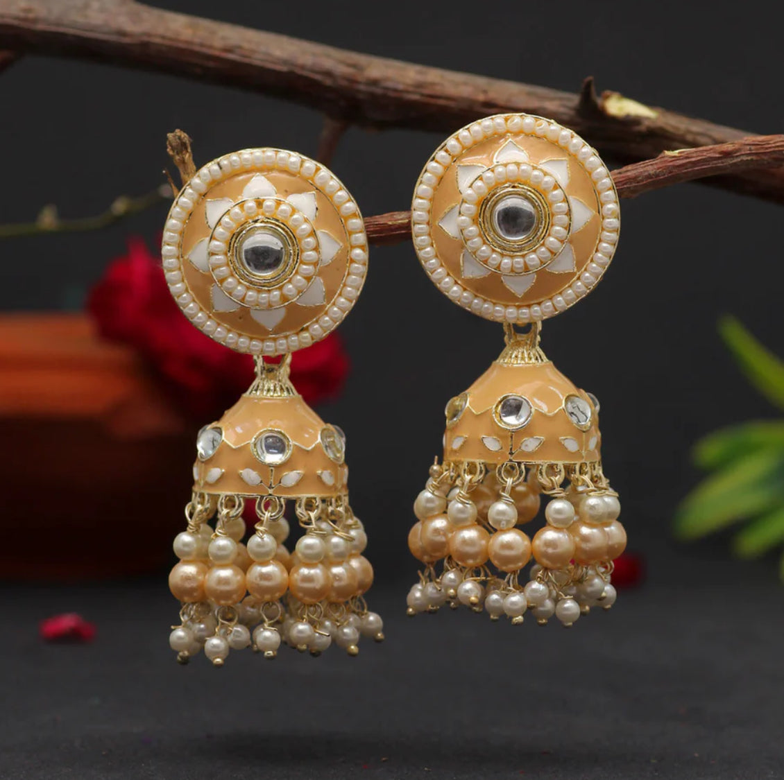 Serene Vibrant Jhumka - SLAYDY