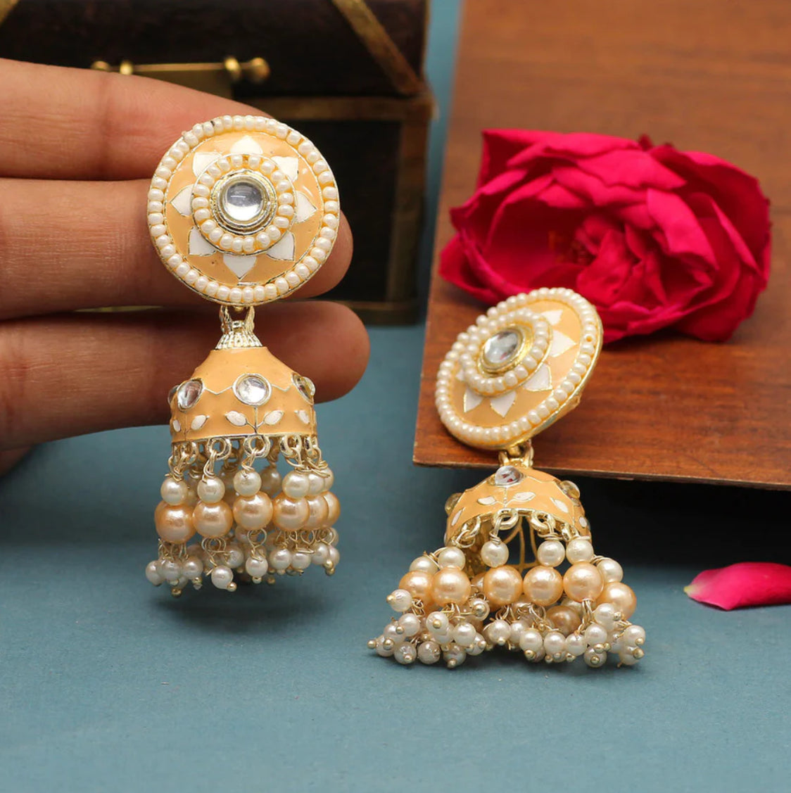 Serene Vibrant Jhumka - SLAYDY