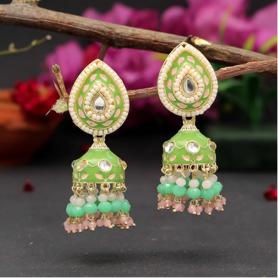 Serene Driblet Jhumka - SLAYDY