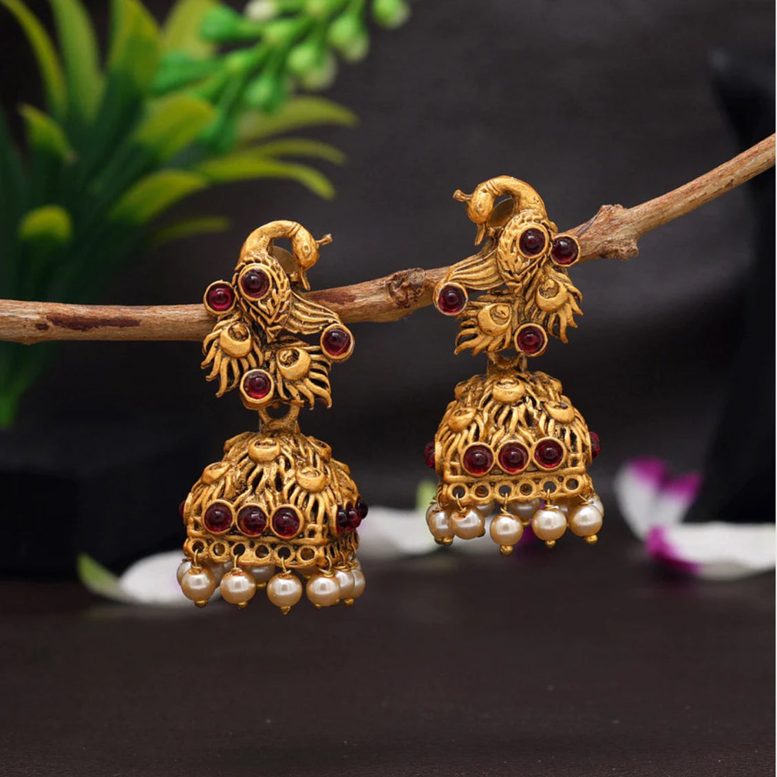 Shilp Mayura Earring - SLAYDY