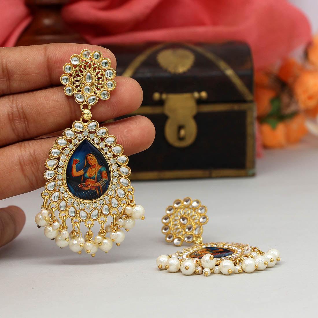 Kundan Art Piece - Drop - SLAYDY